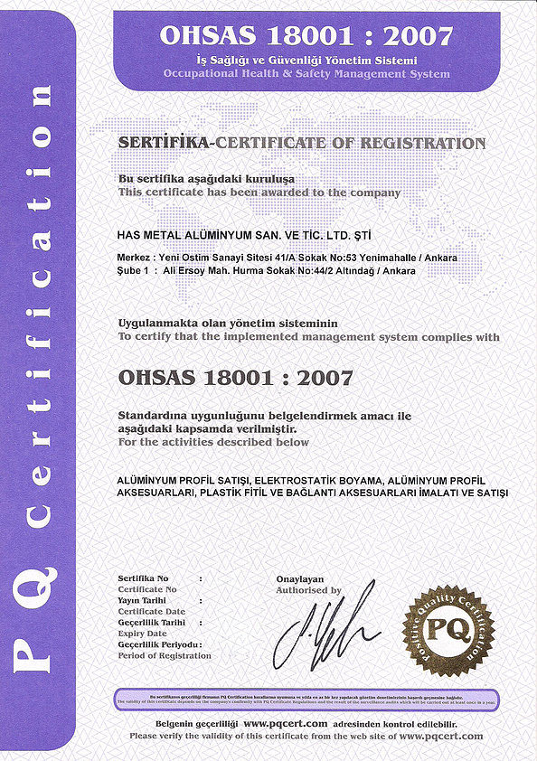 OHSAS18001